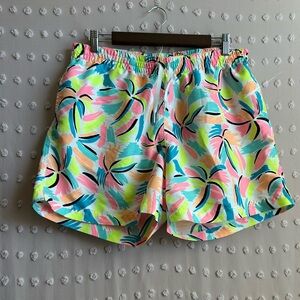 Chubbies Men’s Neon Palms 4.5” Inseam‎ Lined Board Shorts Sz XL